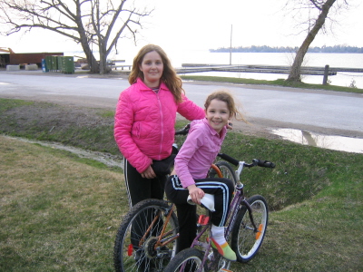 2004 April H and K at Cottage0001