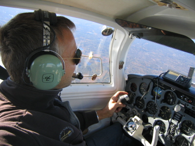 2004 October Pilot in Cockpit